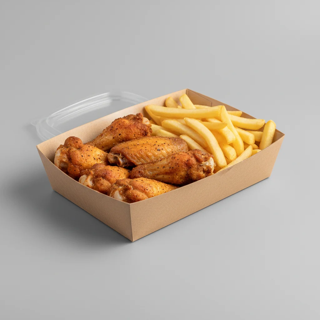 Plain Wings Plate (6pc)