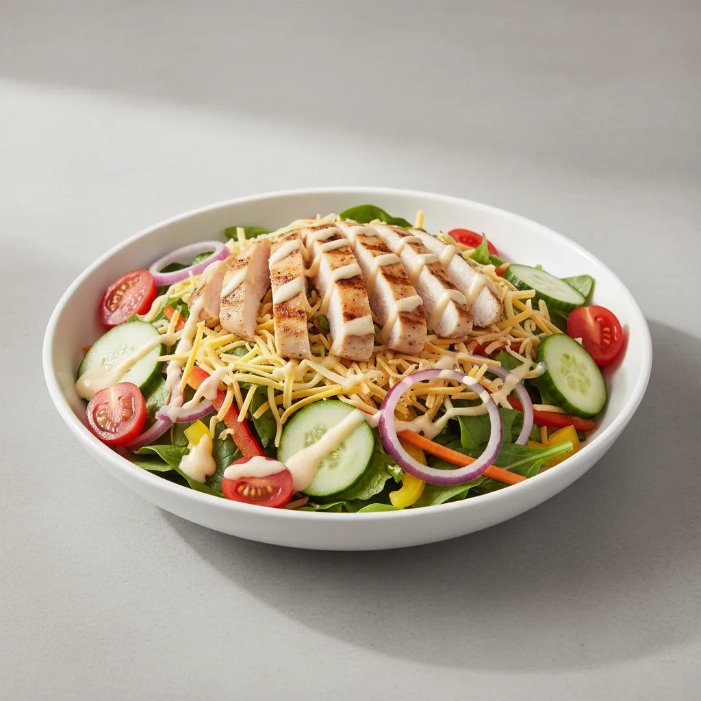 Chef Mixed Greens with Chicken Garden Salad