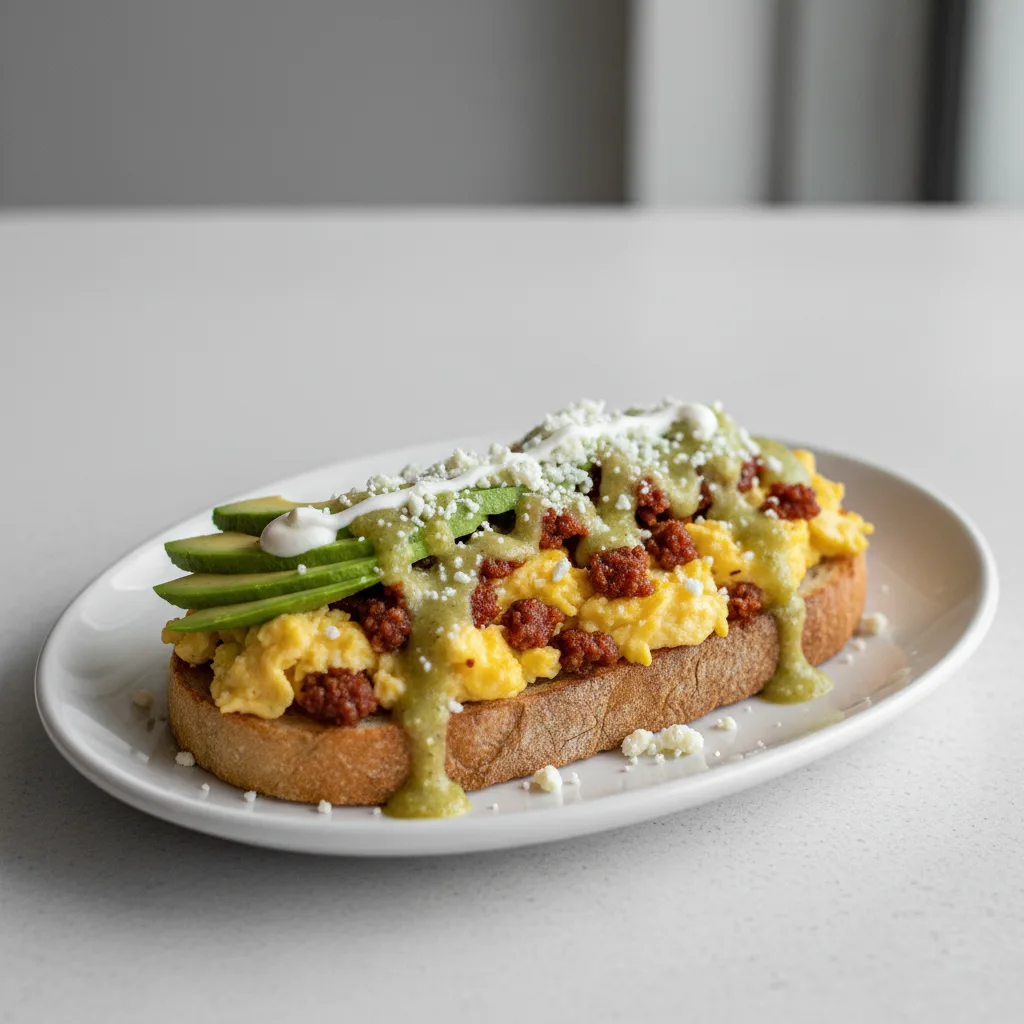 Tacos La Merced Eggs on Toast Tacos La Merced Eggs on Toast