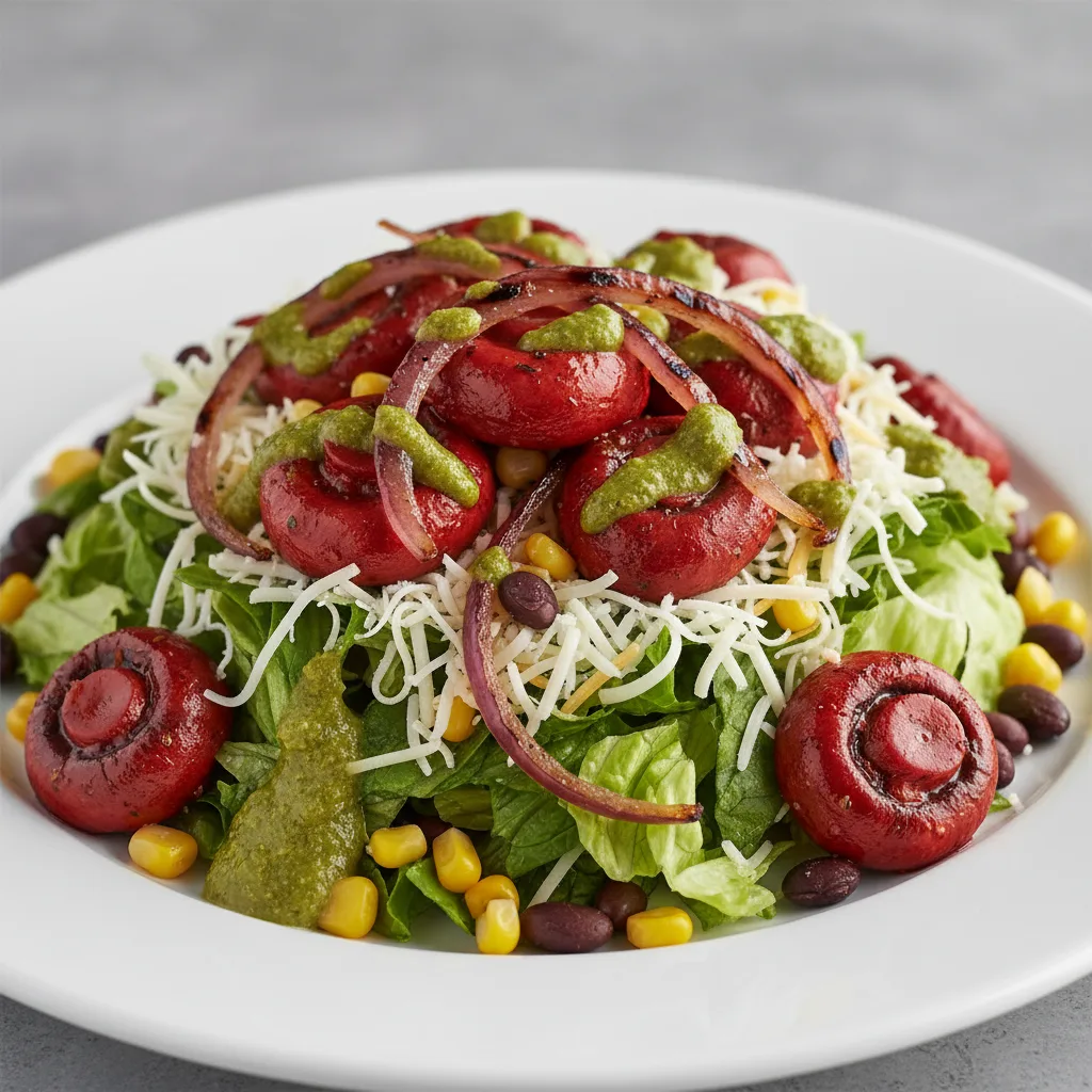 Red Chile Mushroom Salad Red Chile Mushroom Salad
