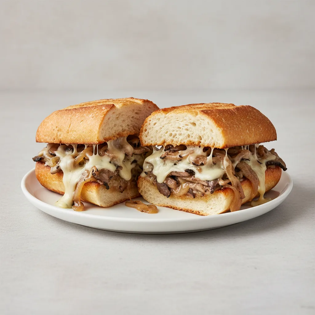 Truffle Mushroom, Gruyère & Caramelized Onion Melt Truffle Mushroom, Gruyère & Caramelized Onion Melt