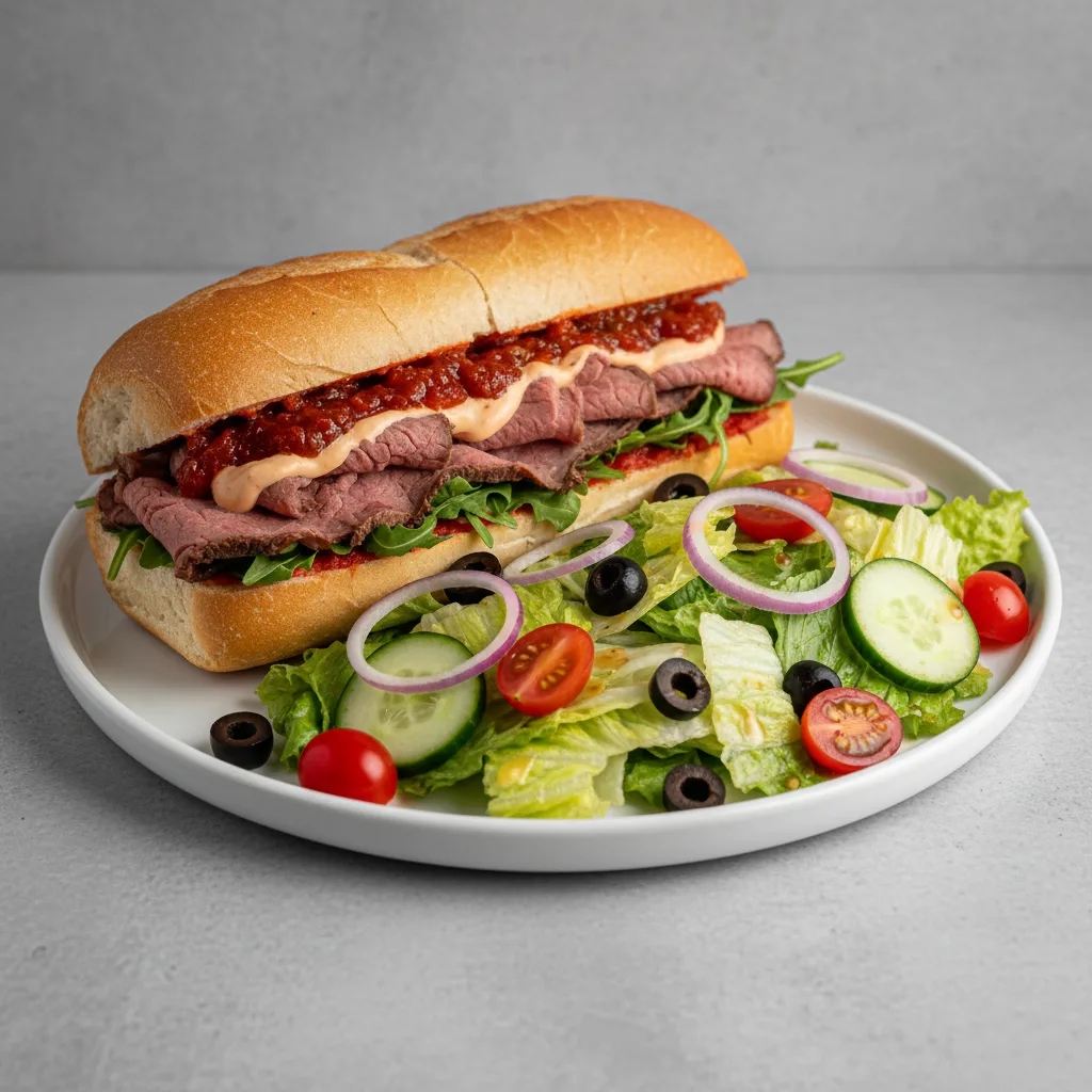 Gourmet Roast Beef with Chef Salad Gourmet Roast Beef with Chef Salad