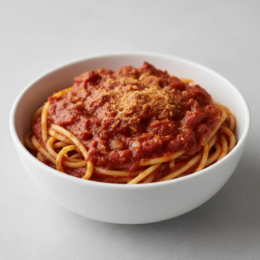 Baked Pasta Marinara with Spaghetti Baked Pasta Marinara with Spaghetti