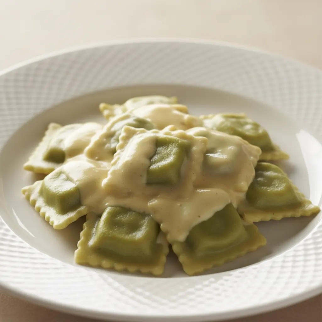 Spinach Ravioli Alfredo Spinach Ravioli Alfredo