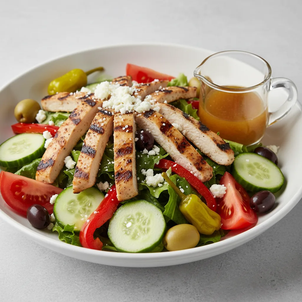 Greek Salad with House Italian Dressing Greek Salad with House Italian Dressing