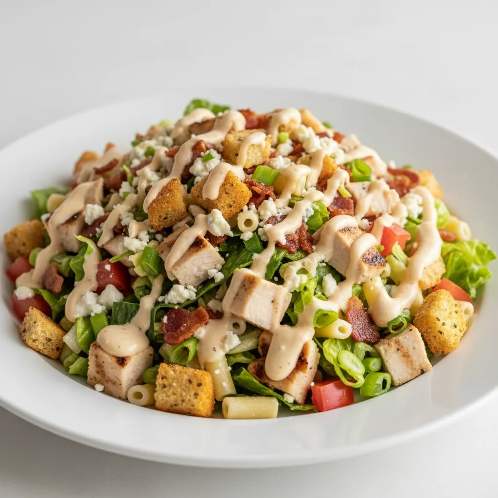 Chicago-Style Chop Salad with Creamy Garlic Dressing Chicago-Style Chop Salad with Creamy Garlic Dressing