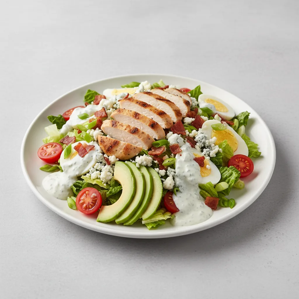 Cobb Salad with Blue Cheese Dressing Cobb Salad with Blue Cheese Dressing