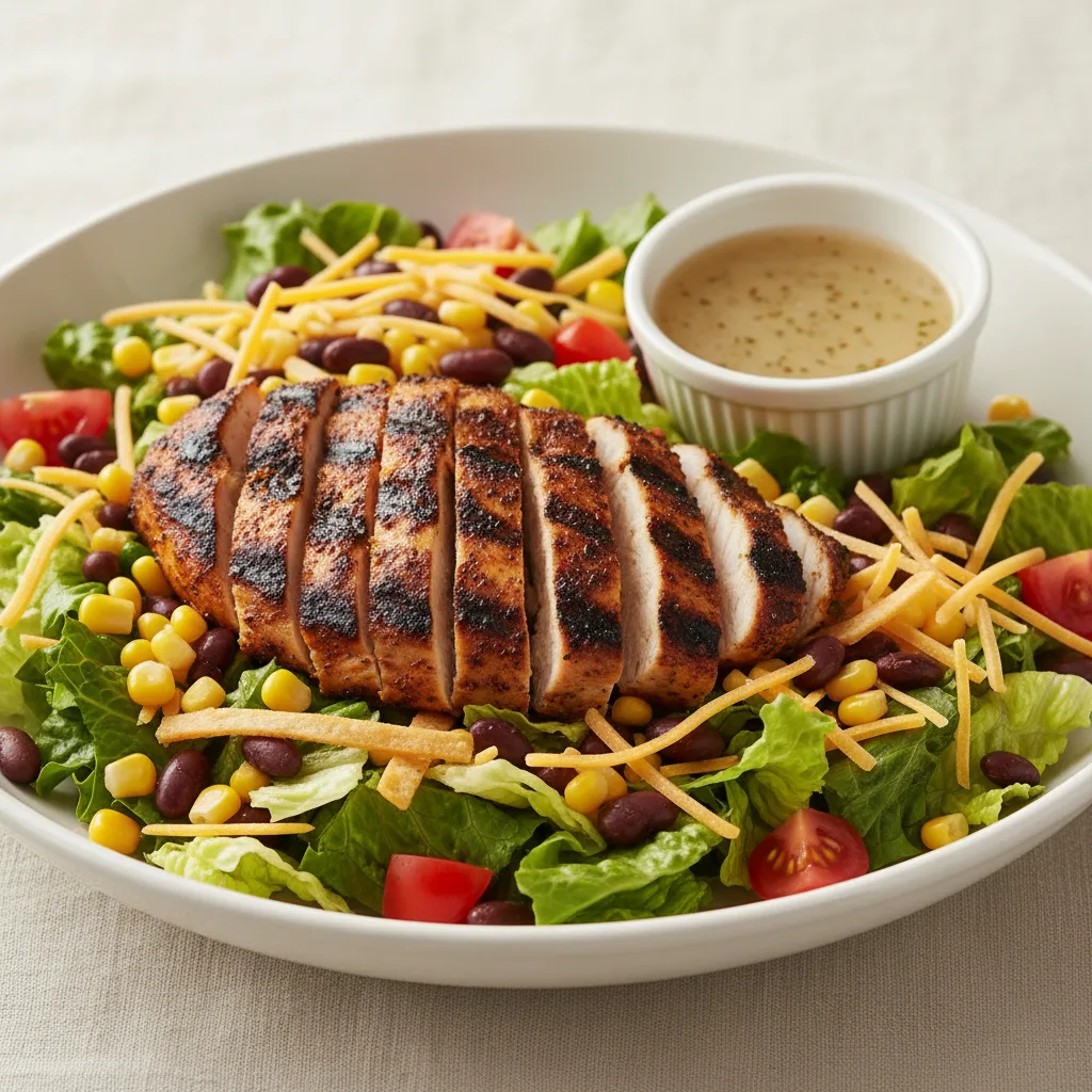 Southwest Blackened Chicken Salad with House Italian Dressing Southwest Blackened Chicken Salad with House Italian Dressing