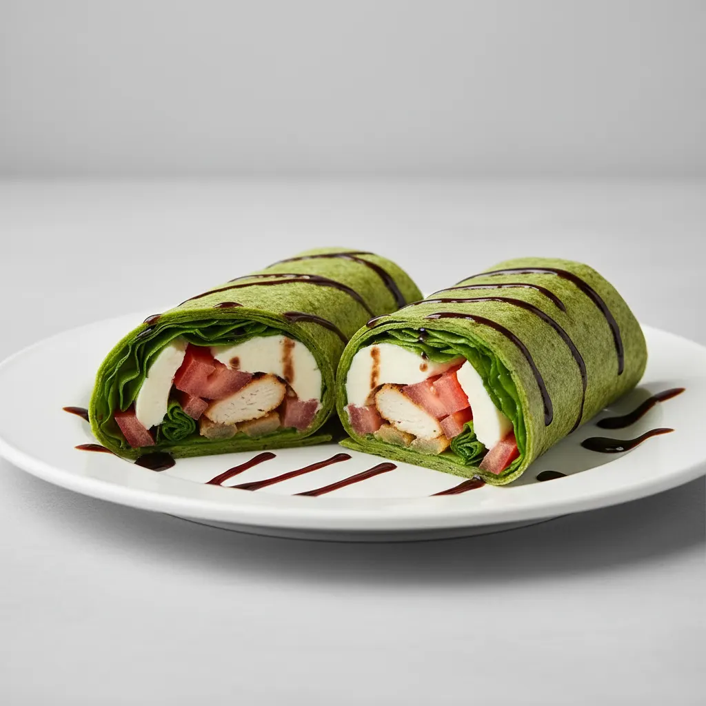 Chicken BMT in Spinach Wrap Chicken BMT in Spinach Wrap