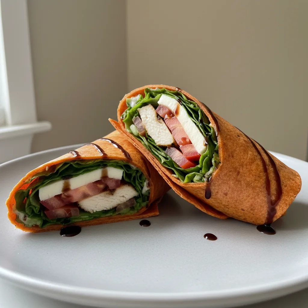 Chicken BMT in Sun-Dried Tomato Wrap Chicken BMT in Sun-Dried Tomato Wrap