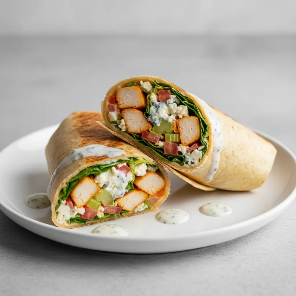Buffalo Blue Chicken Wrap Buffalo Blue Chicken Wrap