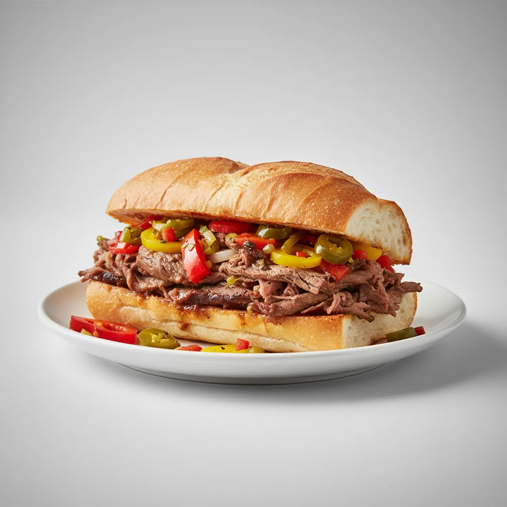 Italian Beef Sandwich Italian Beef Sandwich