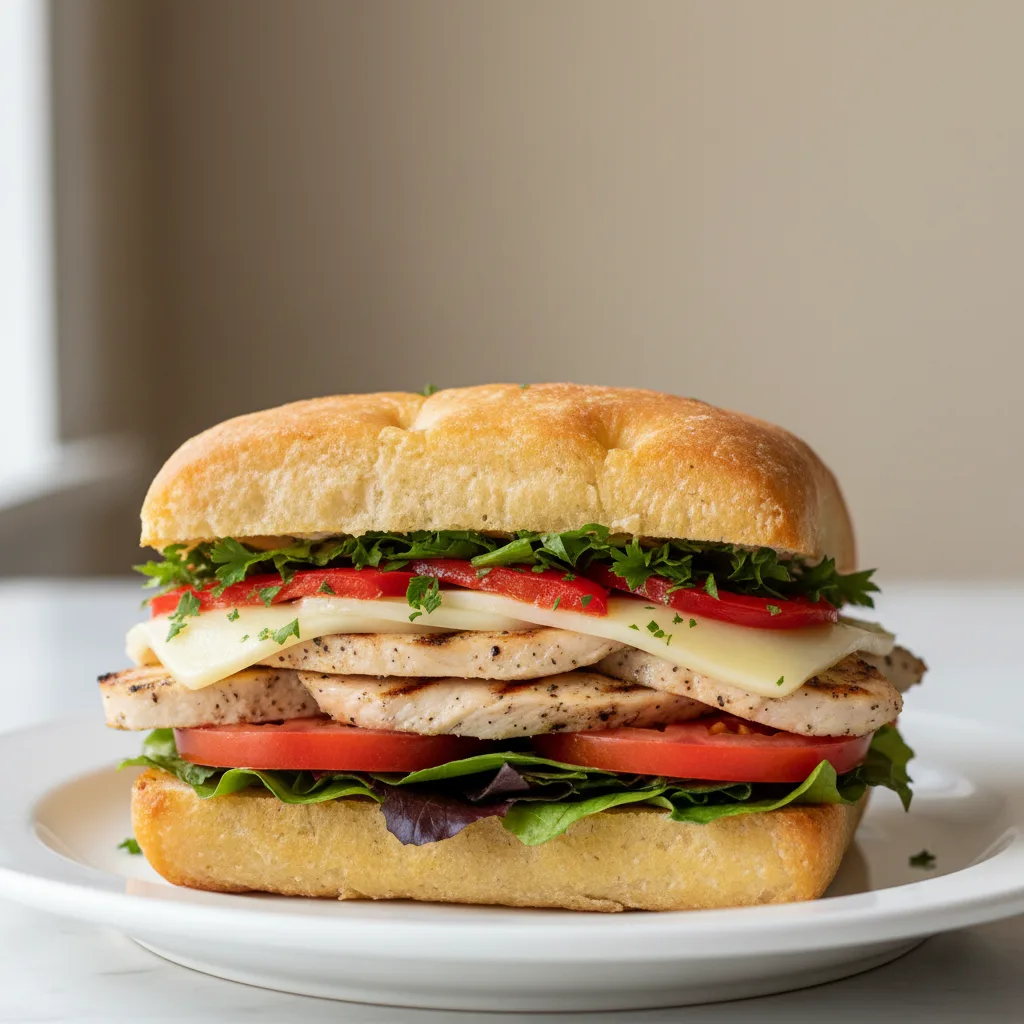 Italian Chicken Sandwich Italian Chicken Sandwich