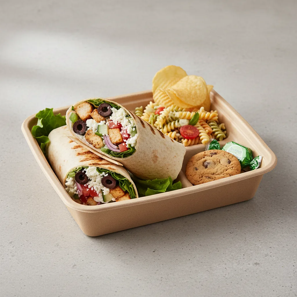Mediterranean Chicken Wrap Premium Box Mediterranean Chicken Wrap Premium Box