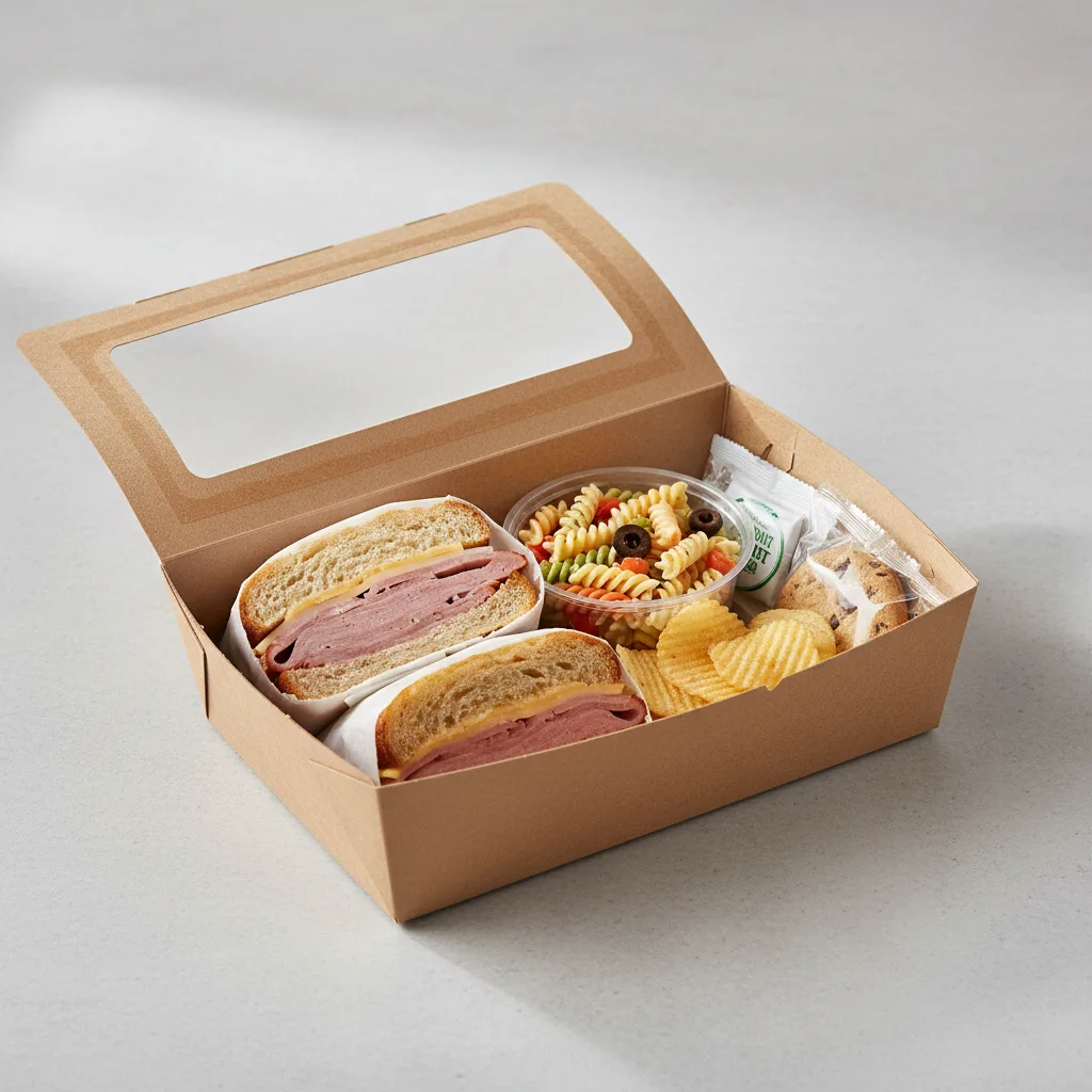 Ham and American Sandwich Cafe Box Ham and American Sandwich Cafe Box