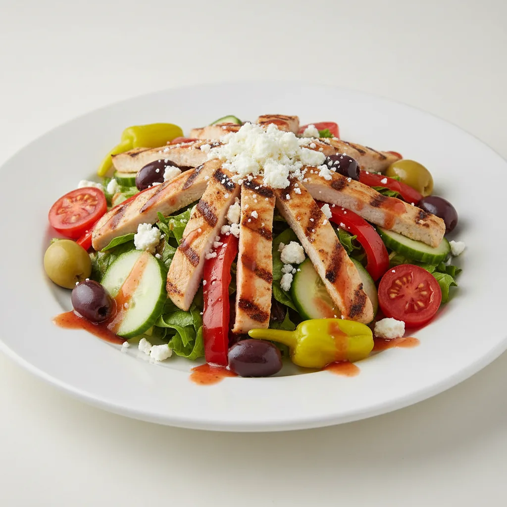 Greek Salad with House Italian Dressing Greek Salad with House Italian Dressing