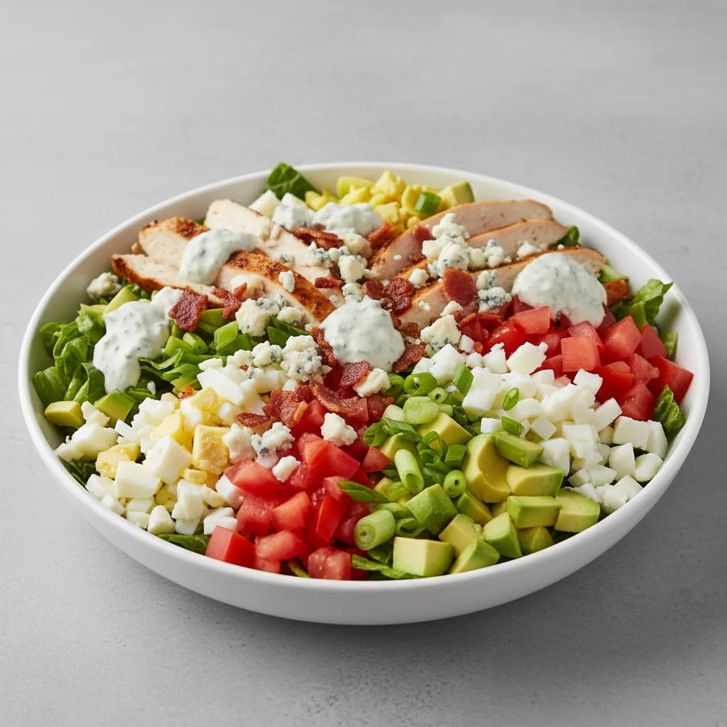 Cobb Salad with Blue Cheese Dressing Cobb Salad with Blue Cheese Dressing