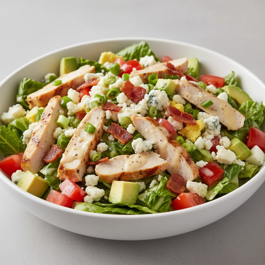 Cobb Salad with Creamy Garlic Dressing Cobb Salad with Creamy Garlic Dressing