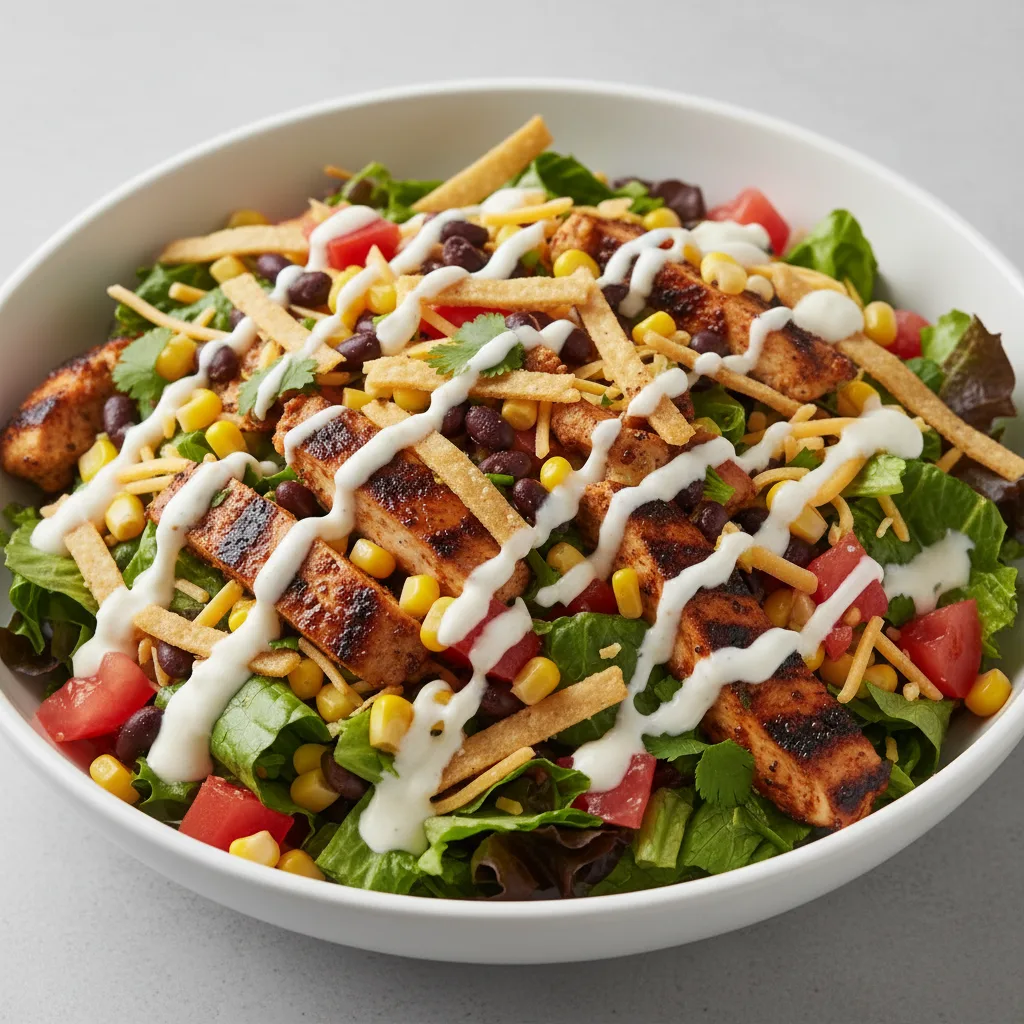 Southwest Blackened Chicken Salad with Ranch Dressing Southwest Blackened Chicken Salad with Ranch Dressing