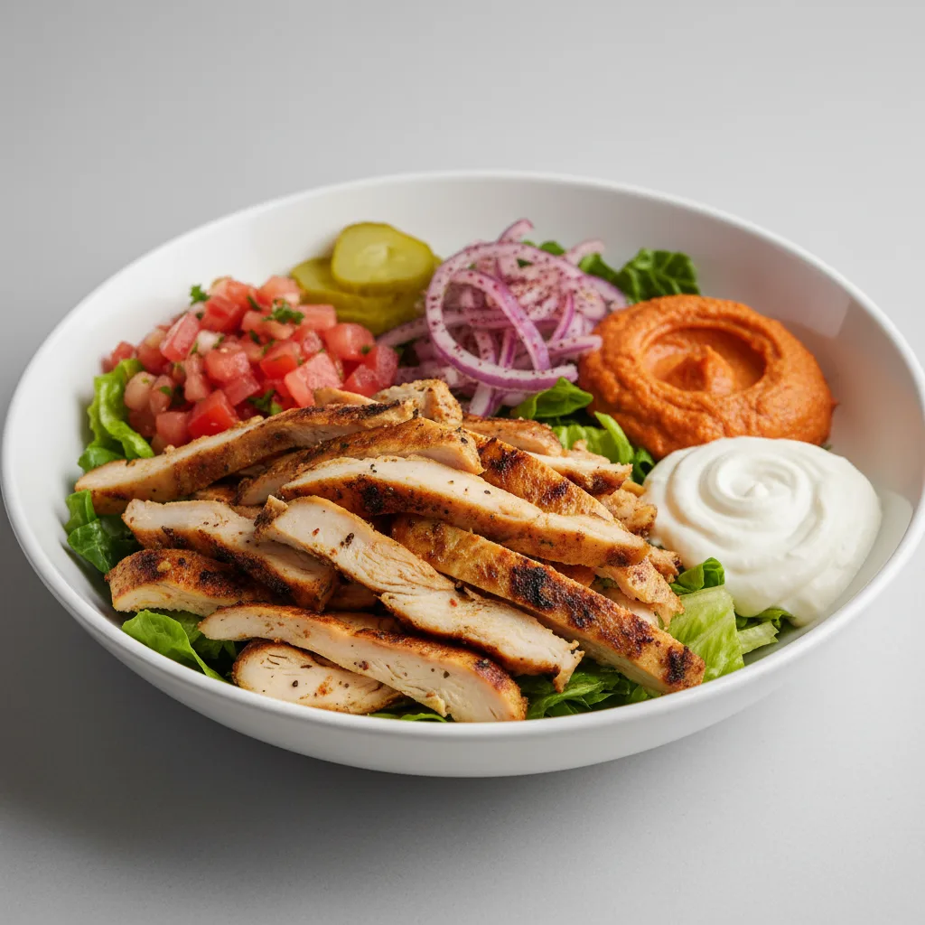 Chicken Shawarma Salad Bowl