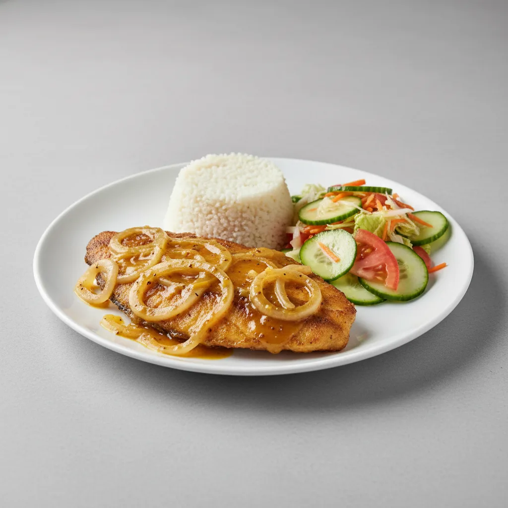 Yassa Tilapia with Attieke (Cassava Couscous) and Senegalese Salad Yassa Tilapia with Attieke (Cassava Couscous) and Senegalese Salad