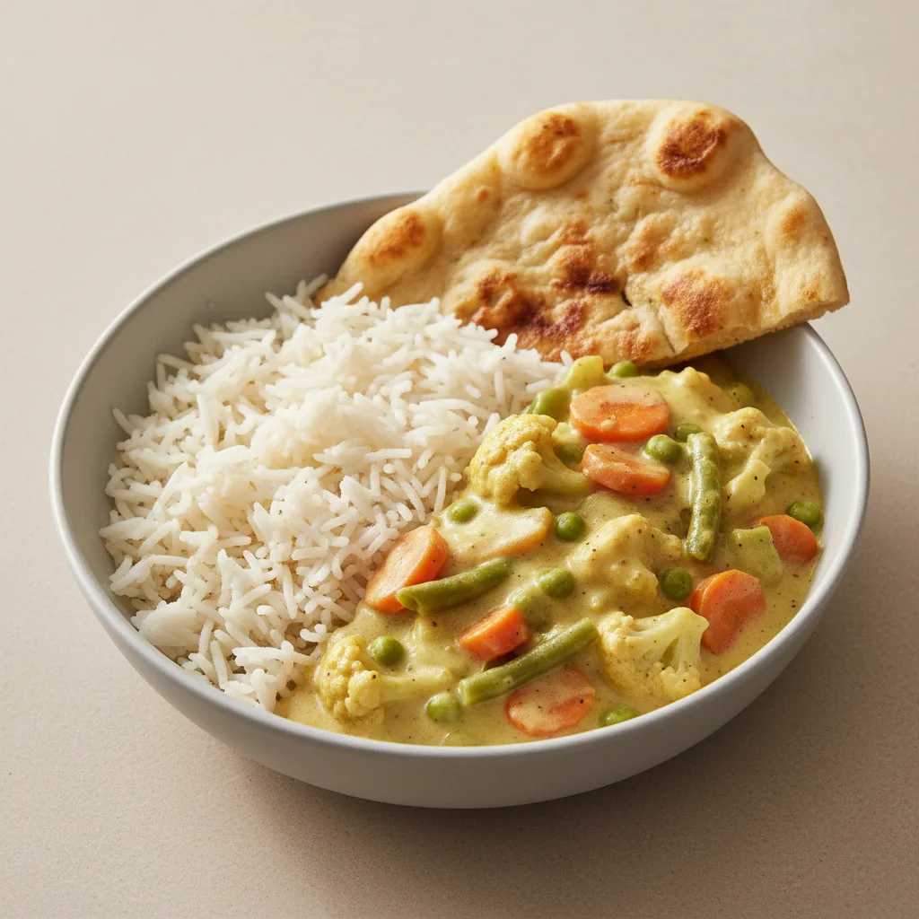 Vegetable Korma Bowl