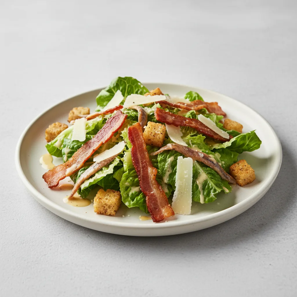 Cesare (Caesar) Salad with Pancetta