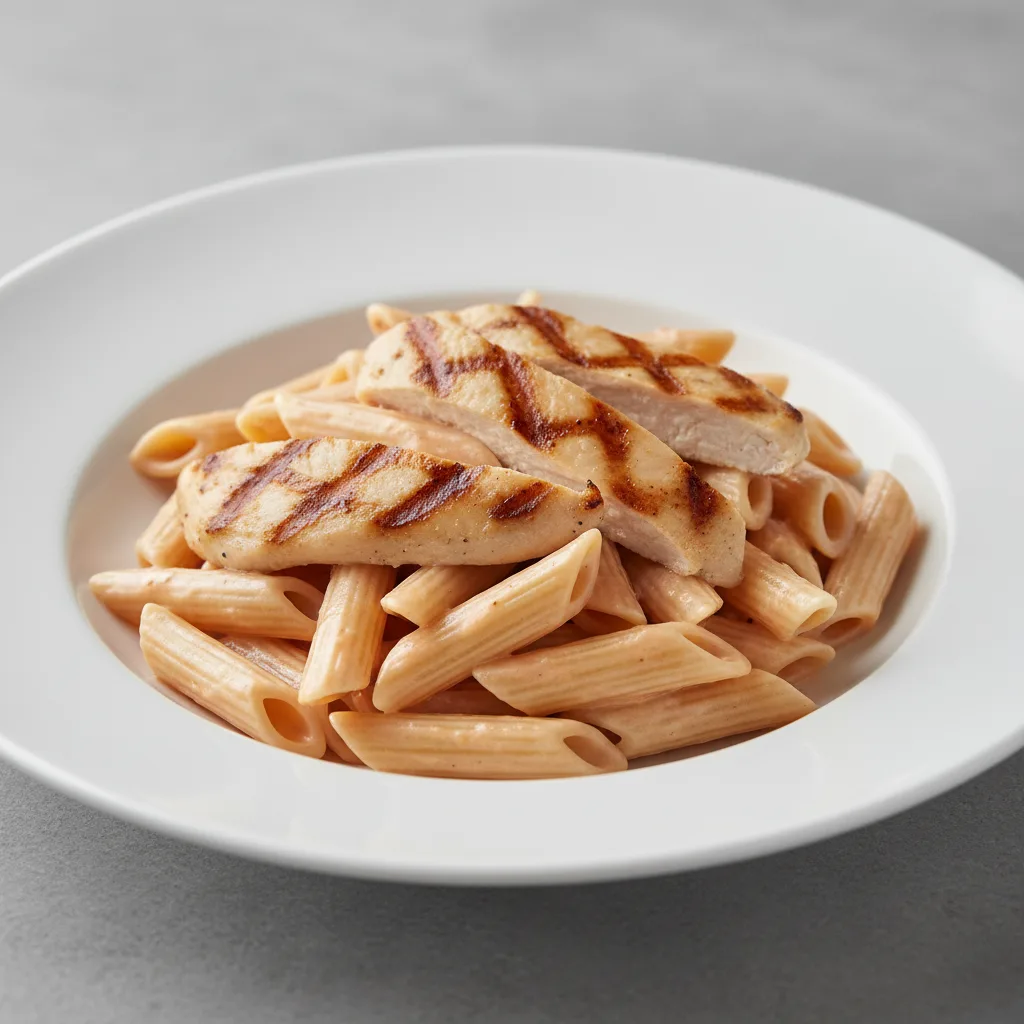 Penne with Vodka Sauce and Grilled Chicken
