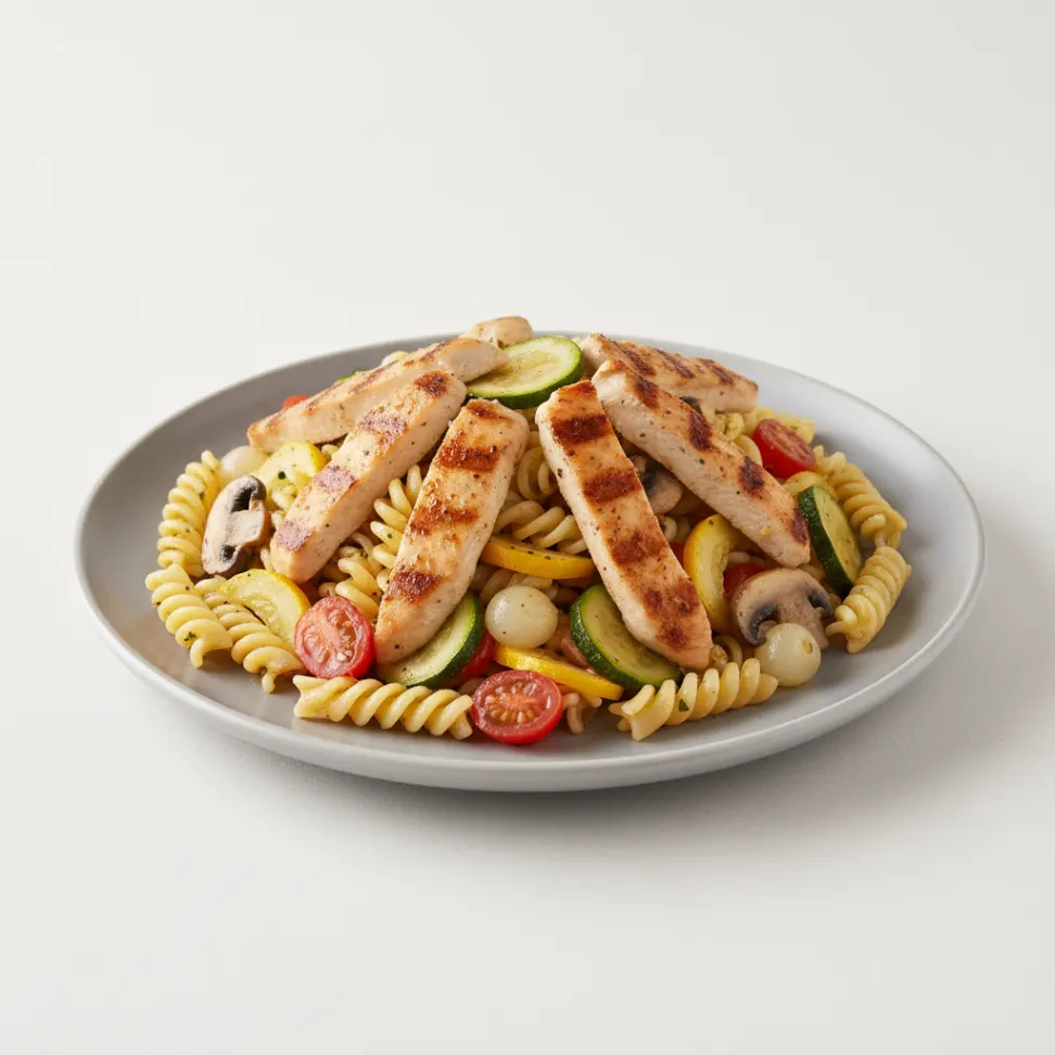 Gluten-Free Chicken Pasta Primavera