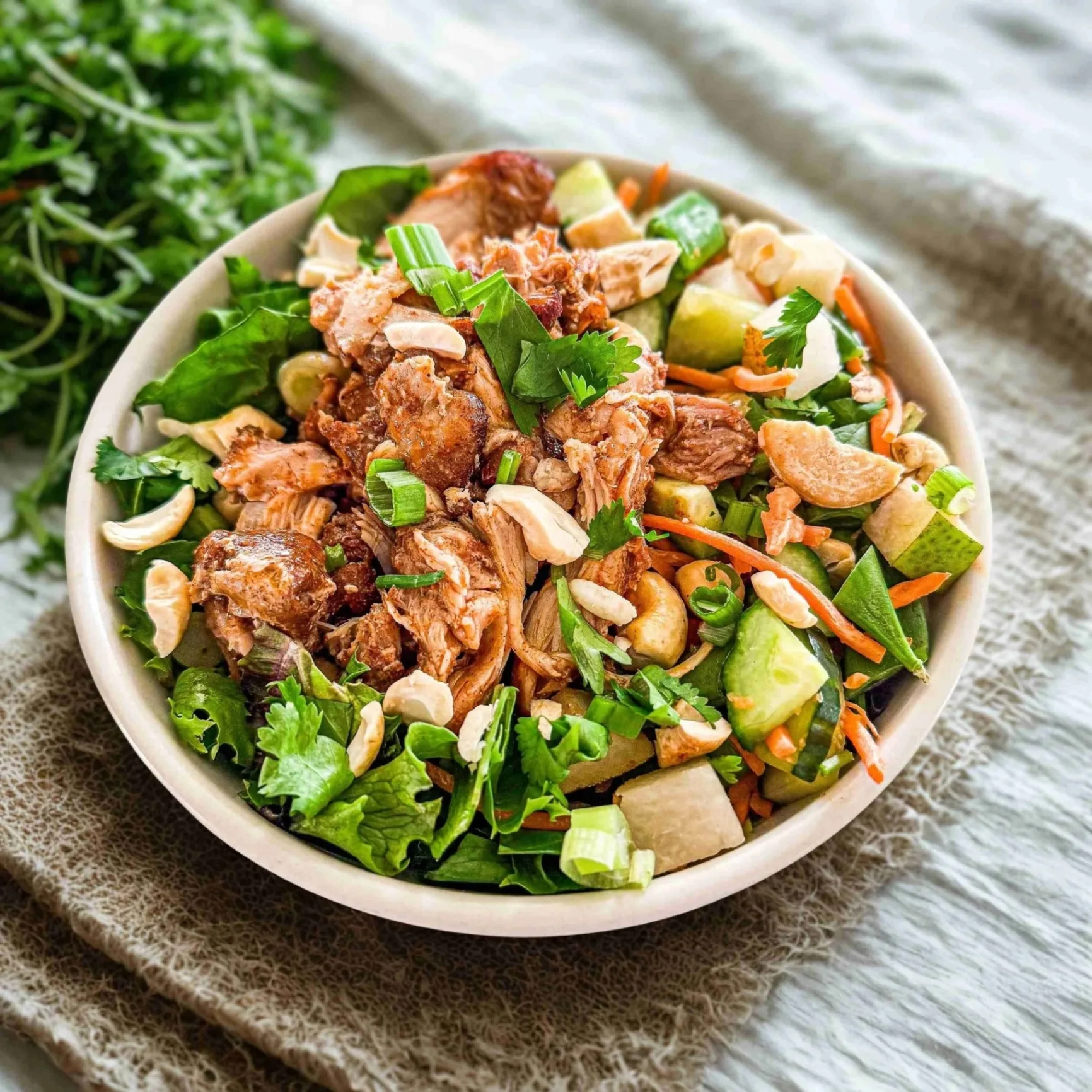 Chicken Salad with Ginger Lime Sauce