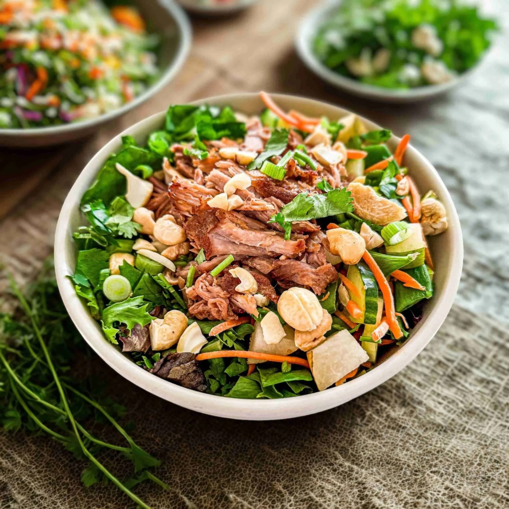 Pork Shoulder Salad with Tamarind Sauce