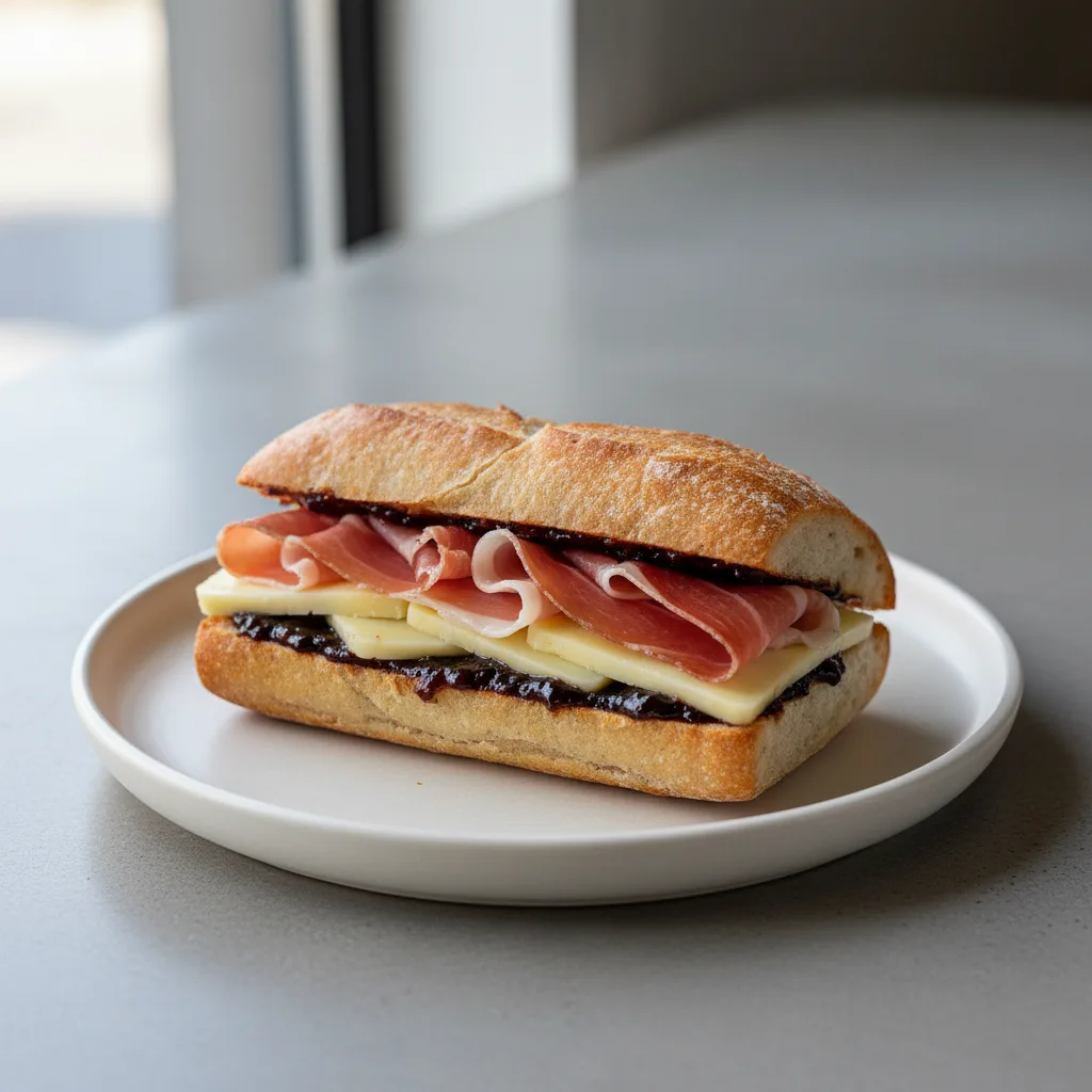 Ham + Manchego Sandwich