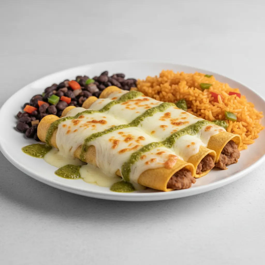 Rojos Vegetarian Enchiladas Rojos Vegetarian Enchiladas