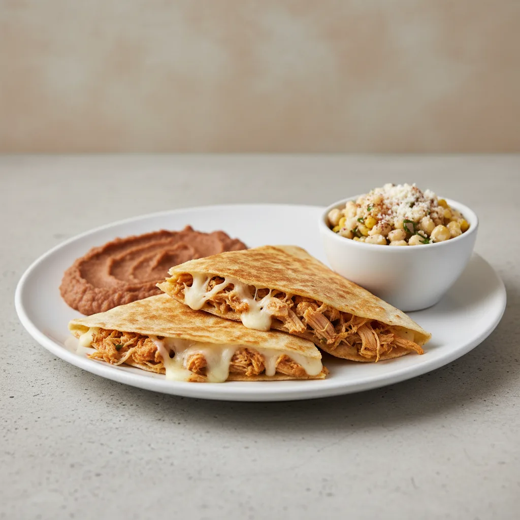 Shredded Chicken Oaxaca Cheese Quesadilla Shredded Chicken Oaxaca Cheese Quesadilla