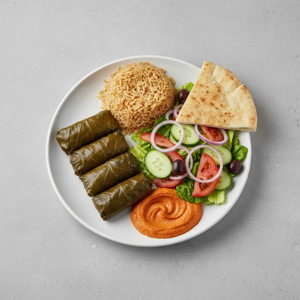 Vegan Dolma Plate Vegan Dolma Plate