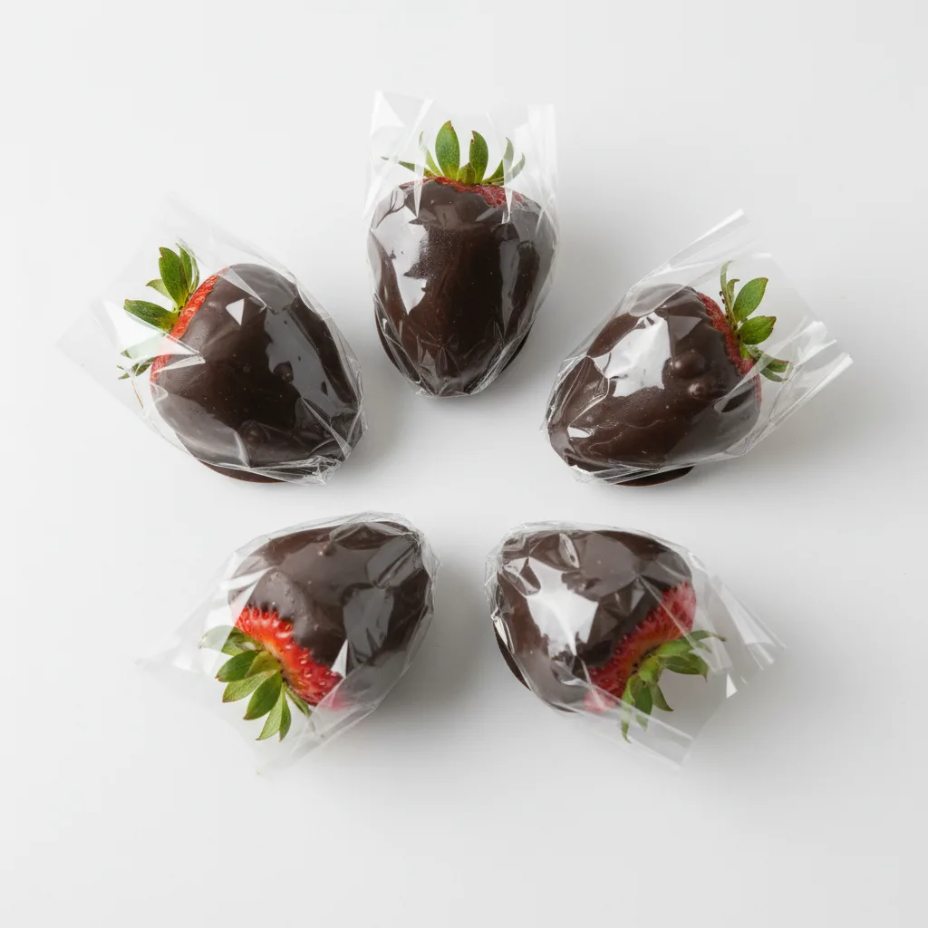 Individual Chocolate Covered Strawberries Individual Chocolate Covered Strawberries