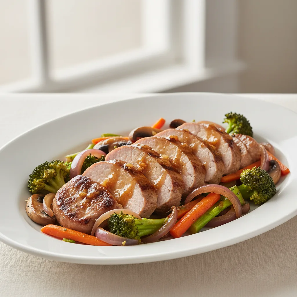 Gluten-Free Lemon Ginger Garlic Pork Gluten-Free Lemon Ginger Garlic Pork