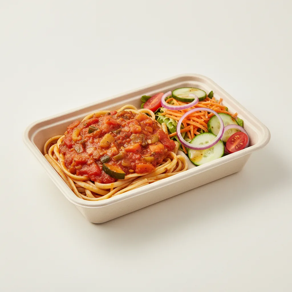 Mixed Vegatable Ragout and Side Salad Mixed Vegatable Ragout and Side Salad