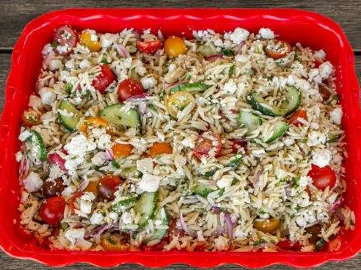 Orzo Feta Salad
