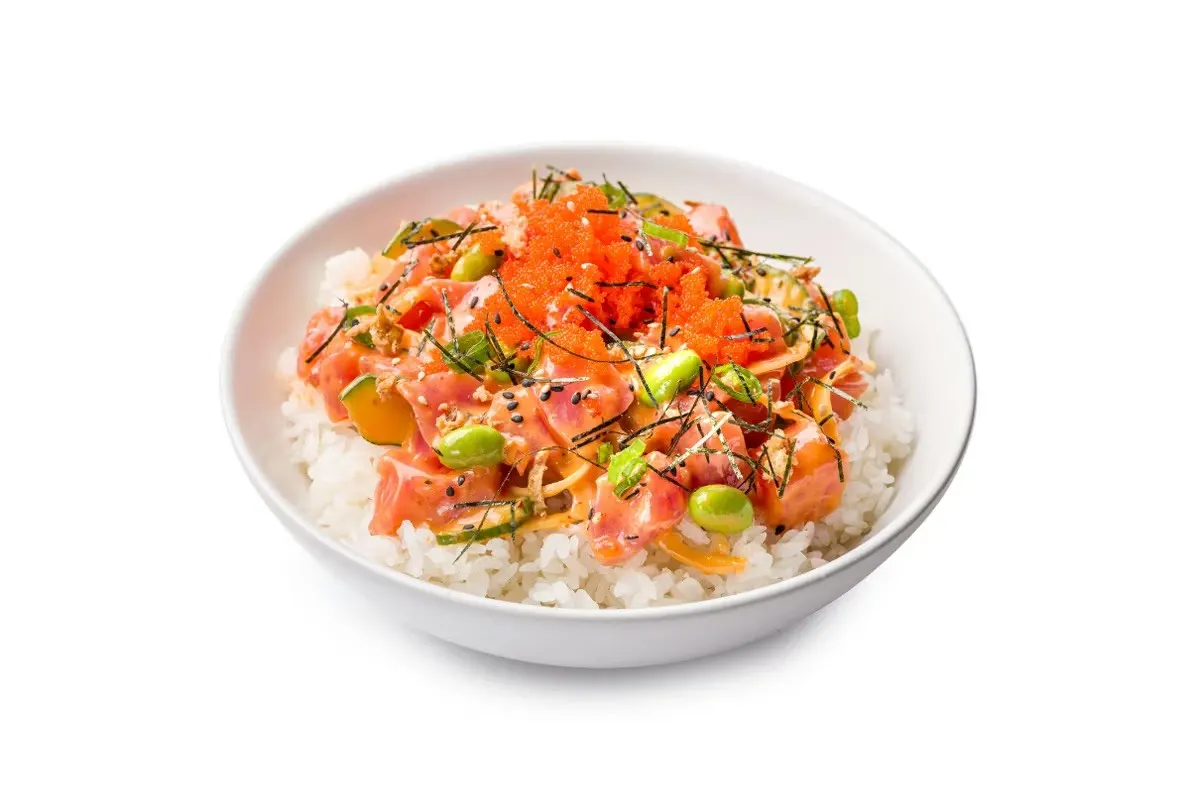 Regular Spicy Ahi over White Rice
