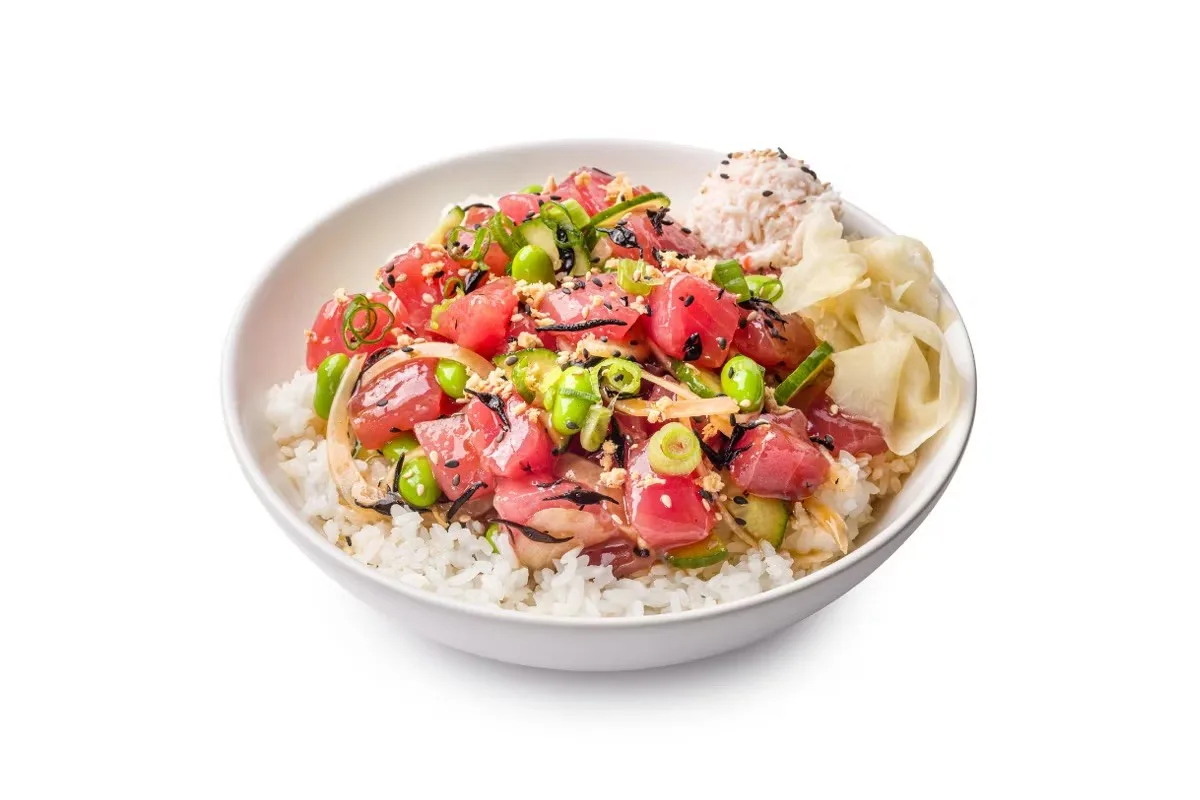 Large Umami Ahi over White Rice