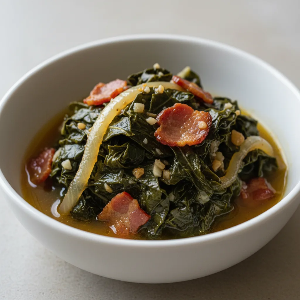 Slow Roasted Collard Greens