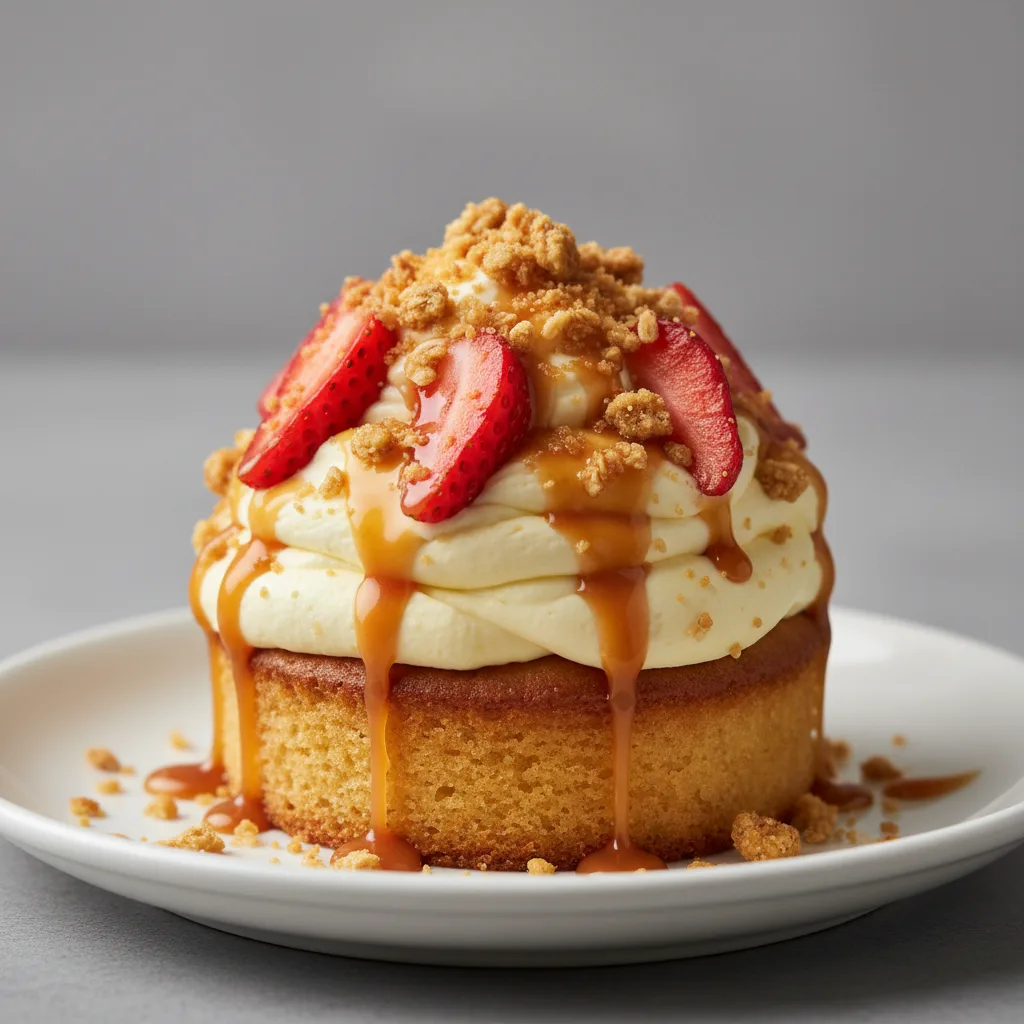 Lemon Crunch Honey Butter Cake