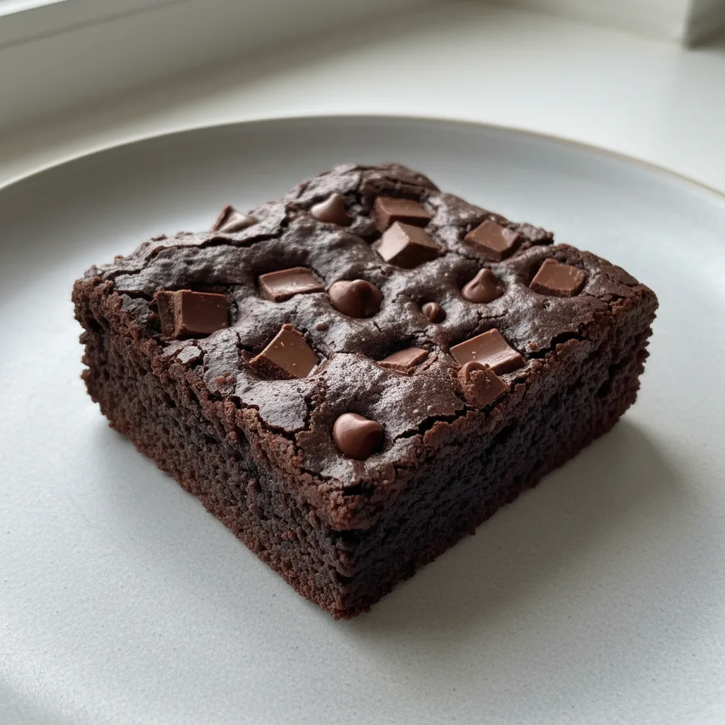 Fresh Baked Chocolate Chocolate Chunk Chocolate Chip Brownies
