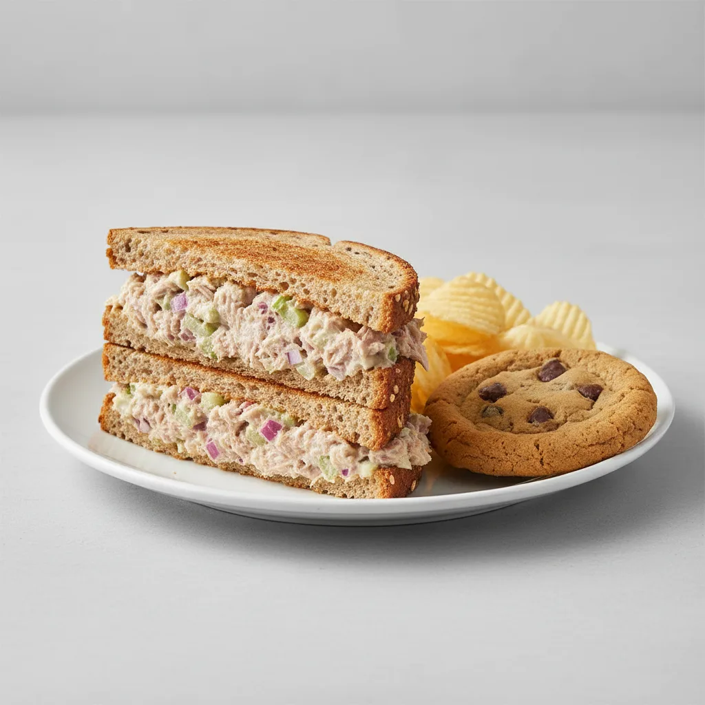 Tuna Salad Sandwich on Multigrain Bread Tuna Salad Sandwich on Multigrain Bread