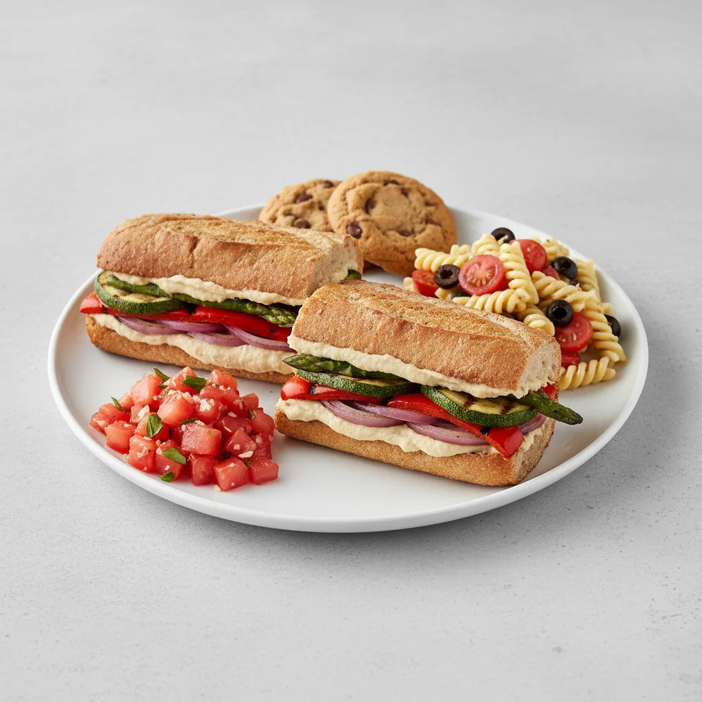Chilled Grilled Vegetable Sandwich Chilled Grilled Vegetable Sandwich