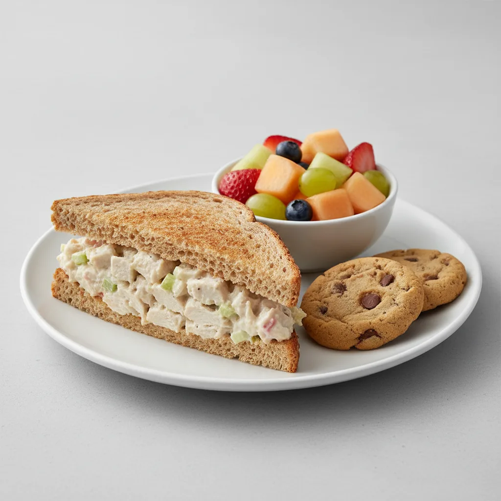 Classic Chicken Salad Sandwich on Whole Grain Bread Classic Chicken Salad Sandwich on Whole Grain Bread