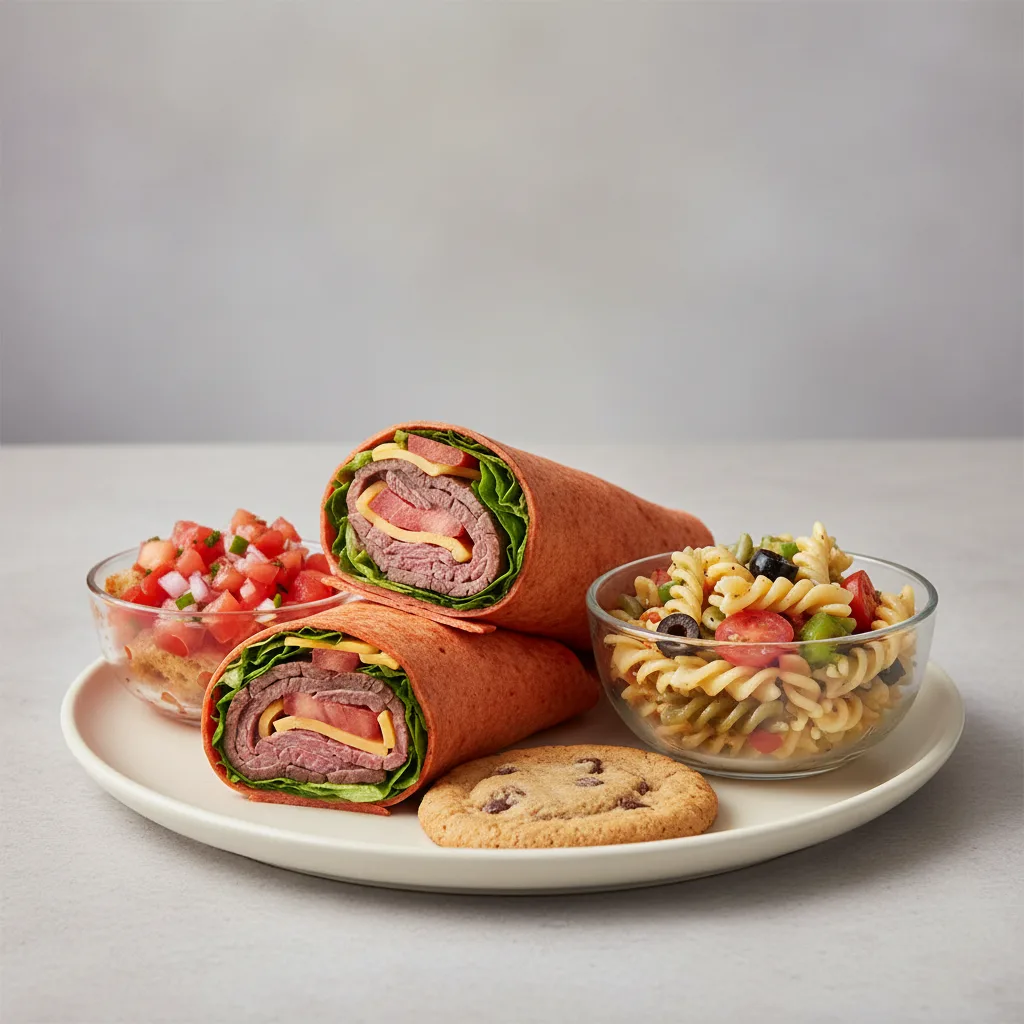 Roast Beef Wrap Meal Roast Beef Wrap Meal