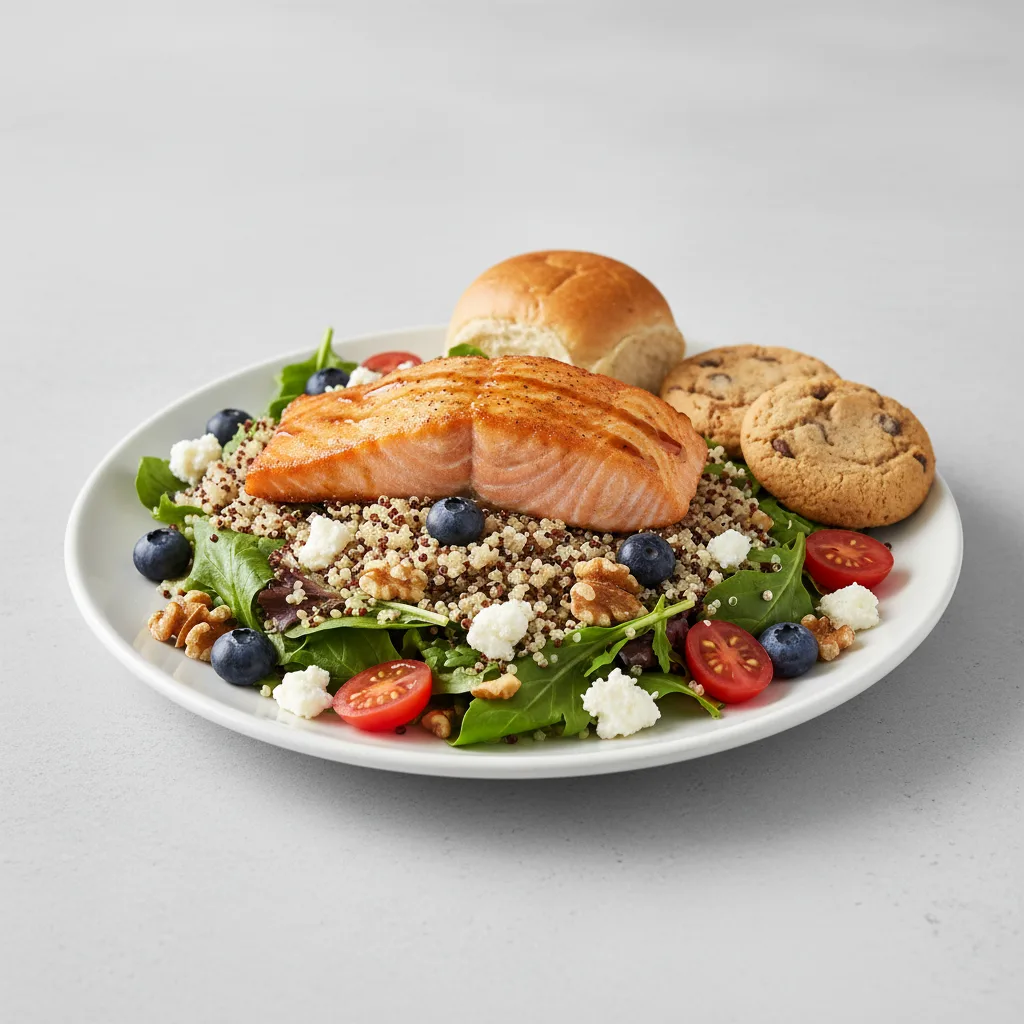 Quinoa Salad with Roasted Salmon Quinoa Salad with Roasted Salmon
