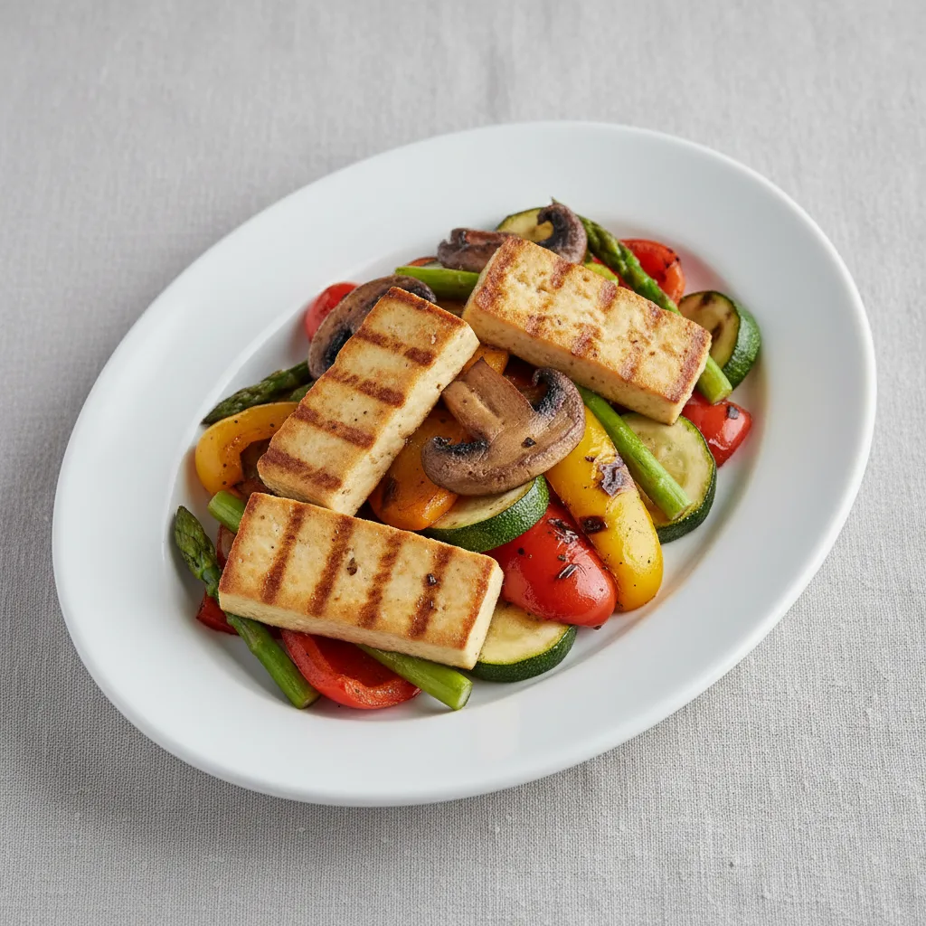 Grilled Tofu and Vegetables Grilled Tofu and Vegetables